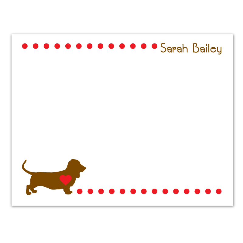 Shih tzu Personalized Stationery Set, Note Cards For Women